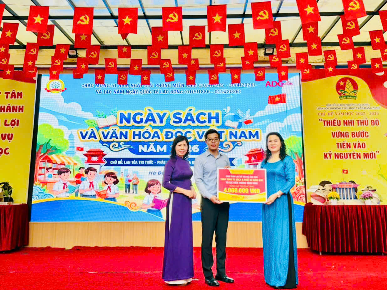 NGÀY HỘI SÁCH VÀ VĂN HÓA ĐỌC VIỆT NAM NĂM 2026  CỦA TRƯỜNG TIỂU HỌC TRẦN ĐĂNG NINH
